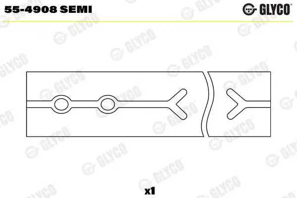 GLYCO 55-4908-SEMI Piston Kol Burcu 5010477094 resmi