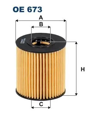 FILTRON OE673 Yağ Filtresi resmi