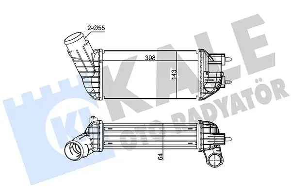 KALE 350850 Turbo Radyatörü resmi