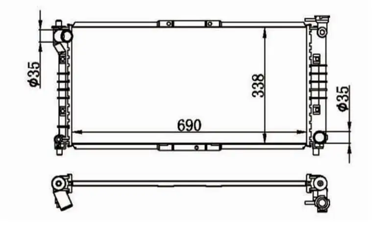 MGA 80565 Radyatör FS1915200D resmi