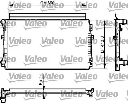 VALEO 735558 Radyatör resmi