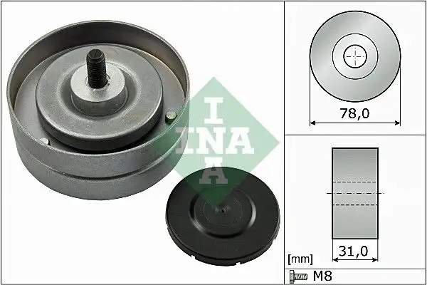 INA 532046310 Alternatör Gergi Rulmanı 077109244F resmi