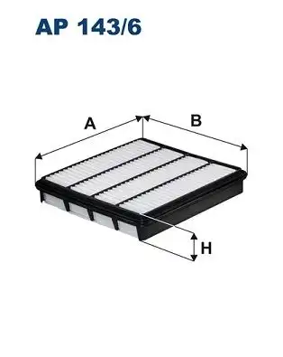 FILTRON AP143/6 Hava Filtresi 1780151020 resmi