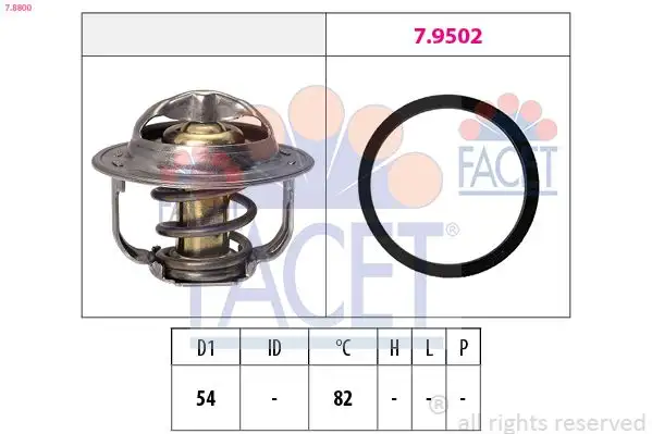 FACET 7.8800 Termostat resmi