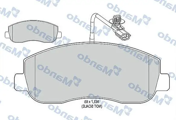 MANDO MBF015042 Ön Fren Balatası resmi