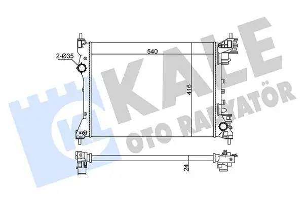 KALE 363070 Radyatör resmi