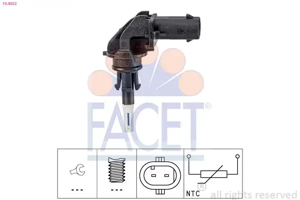 FACET 10.4032 Hava Filtre Sensörü 13628519445 resmi