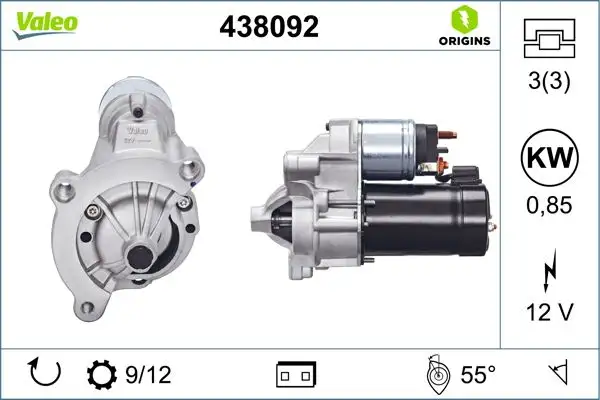 VALEO 438092 Marş Motoru resmi