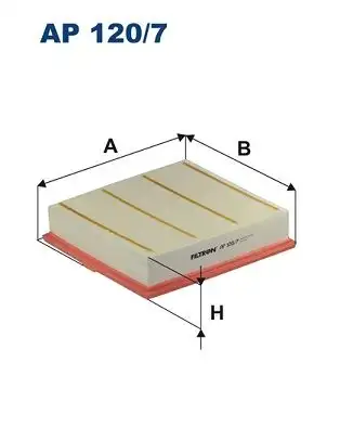 FILTRON AP120/7 Hava Filtresi 8981402660 resmi