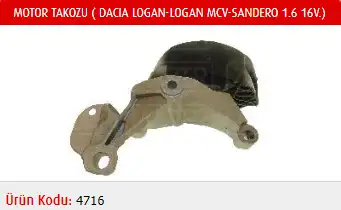 MASTER M4716 Motor Takozu 113753301R resmi