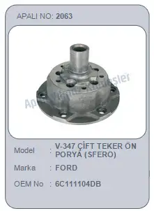 AYK 2063 Ön Poyra 6C111104DB resmi