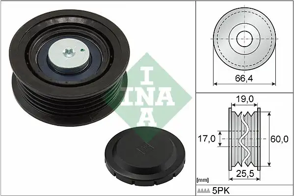 INA 532064210 Alternatör Gergi Rulmanı resmi
