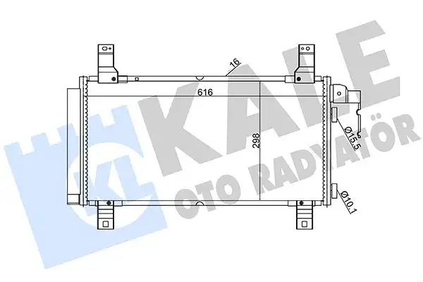 KALE 392100 Klima Radyatörü resmi