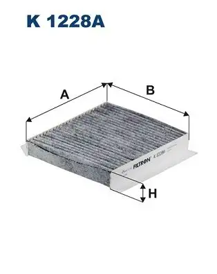 FILTRON K1228A Polen Filtresi (Karbonlu) 95528288 resmi