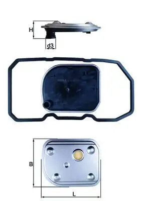 MAHLE HX158D Şanzıman Filtresi resmi