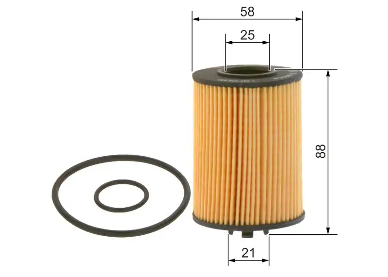 BOSCH 1457429306 Yağ Filtresi A2661840325 resmi