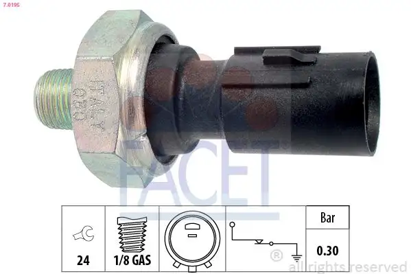 FACET 7.0195 Yağ Müşiri 9475037100 resmi
