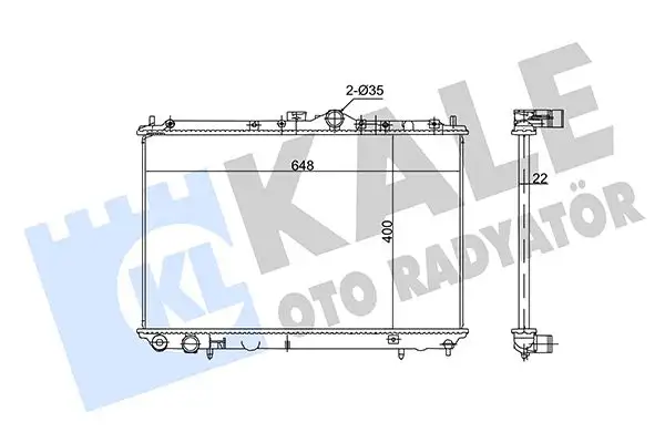 KALE 362725 Radyatör resmi