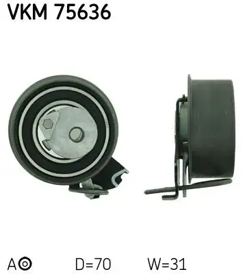 SKF VKM75636 Triger Gergi Rulmanı 2441023050 resmi