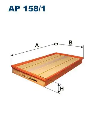 FILTRON AP158/1 Hava Filtresi A0000903851 resmi