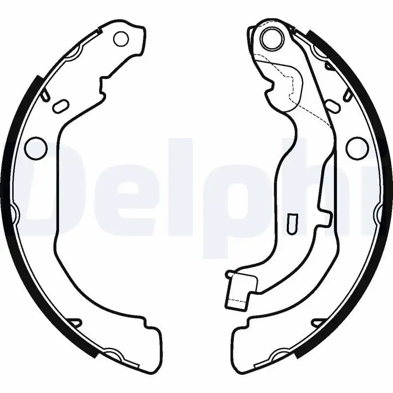 DELPHI LS2127 Arka Fren Balatası 440607493R resmi