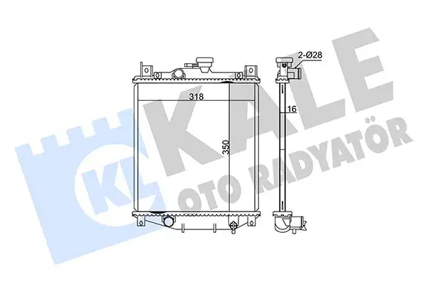 KALE 348415 Radyatör resmi