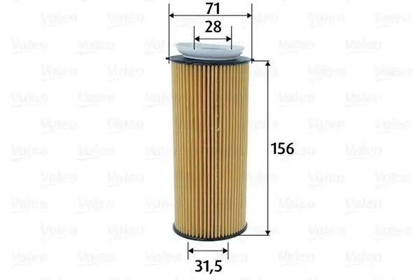 VALEO 586603 Yağ Filtresi 11427808443 resmi
