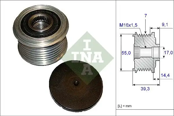 INA 535014210 Alternatör Kasnağı 373113A000 resmi