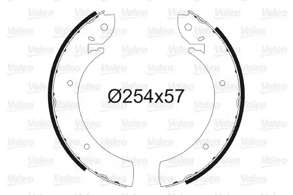 VALEO 562108 Arka Fren Balatası resmi