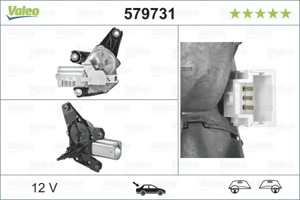 VALEO 579731 Silecek Motoru (Arka) resmi
