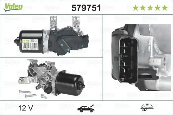 VALEO 579751 Silecek Motoru (Ön) 28800JD900 resmi