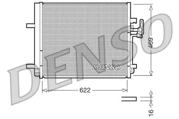 DENSO DCN10016 Klima Radyatörü resmi