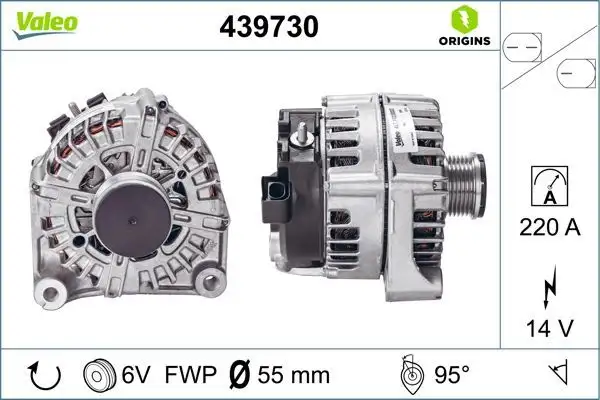 VALEO 439730 Şarj Dinamosu 12318509024 resmi