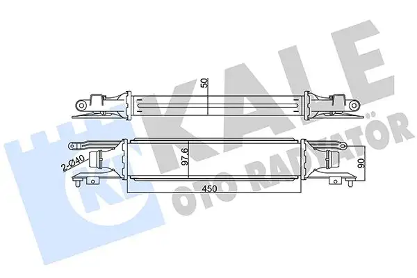 KALE 345600 Turbo Radyatörü 6302078 resmi