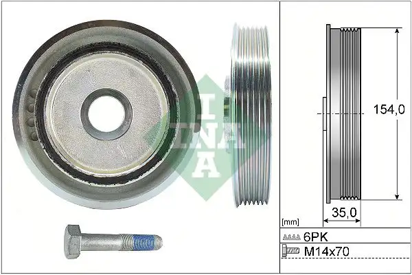 INA 544011220 Krank Kasnağı resmi