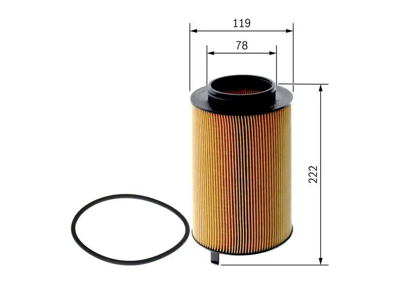 BOSCH F026407330 Yağ Filtresi 51055010021 resmi