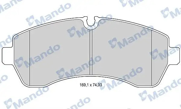 MANDO MBF015031 Ön Fren Balatası resmi