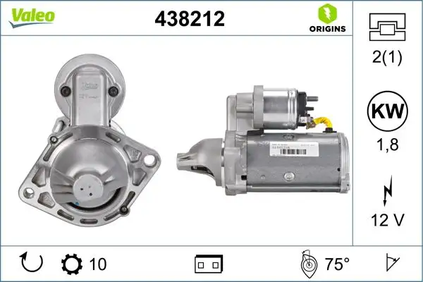 VALEO 438212 Marş Motoru resmi