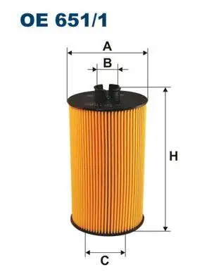 FILTRON OE651/1 Yağ Filtresi resmi