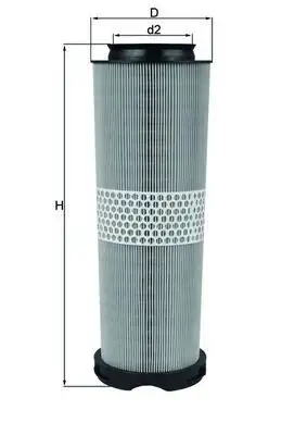 MAHLE LX1020/1 Hava Filtresi A6460940204 resmi