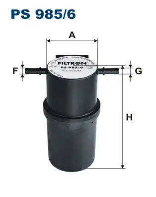 FILTRON PS985/6 Yakıt Filtresi 2H0127401 resmi