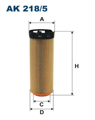 FILTRON AK218/5 Hava Filtresi A6460940204 resmi