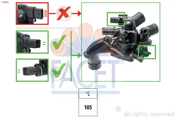 FACET 7.8866 Termostat resmi
