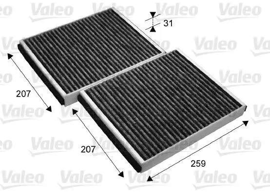 VALEO 715690 Polen Filtresi (Karbonlu) resmi