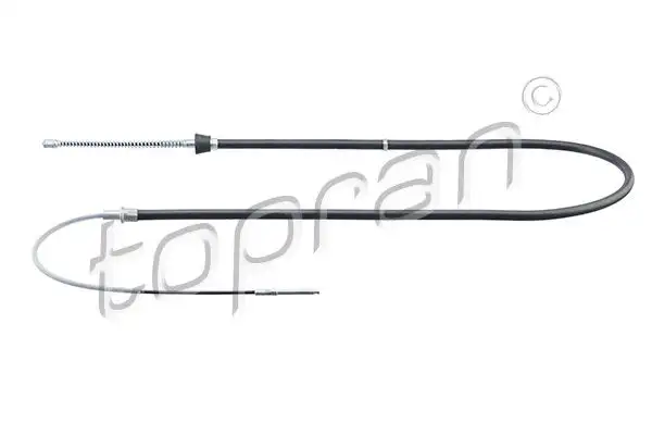 TOPRAN 109818001 El Fren Halatı (Arka) 6N0609721K resmi
