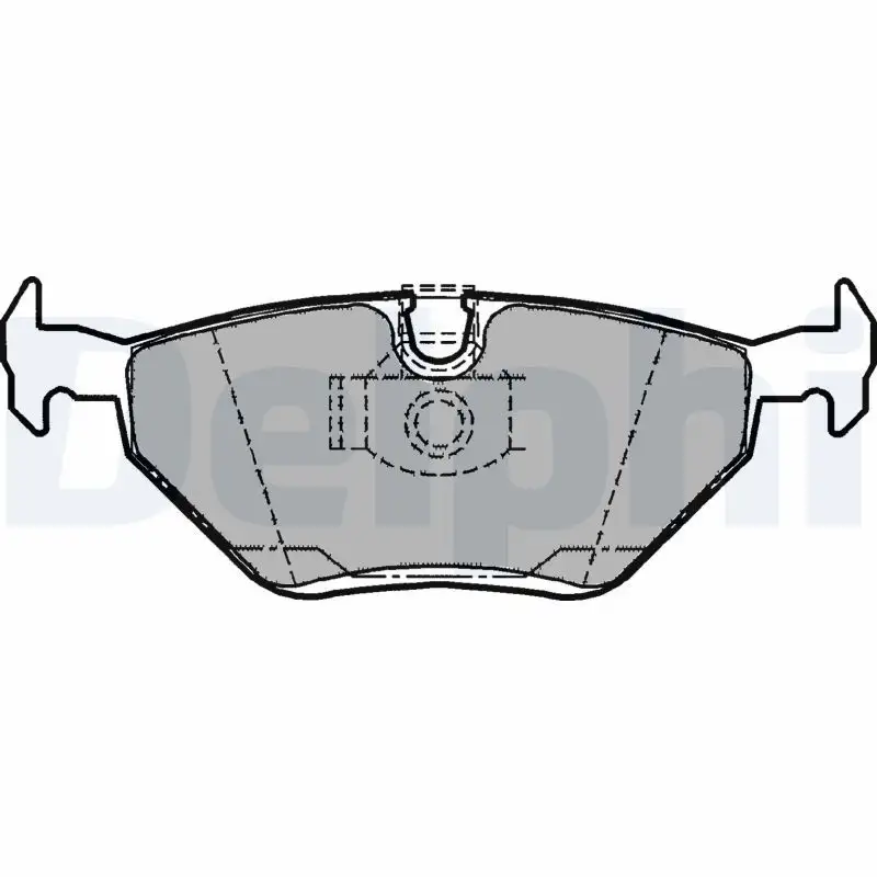 DELPHI LP1107 Arka Fren Balatası resmi