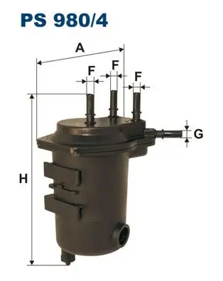 FILTRON PS980/4 Yakıt Filtresi resmi