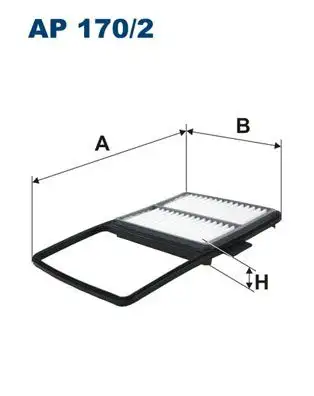 FILTRON AP170/2 Hava Filtresi 1780121040 resmi