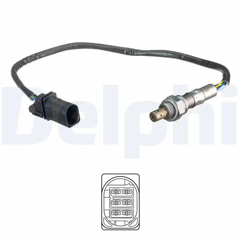 DELPHI ES21132-12B1 Oksijen Sensörü 036906262T resmi