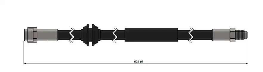 CAVO C900679A Ön Fren Hortumu A1644200348 resmi